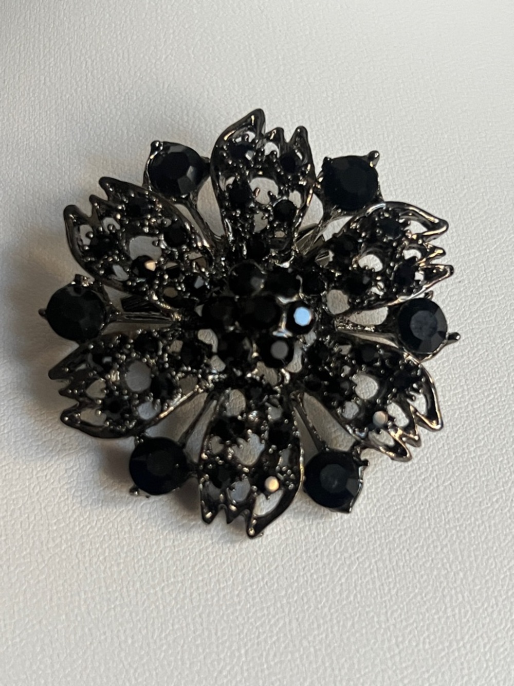 Elegant Black Brooch